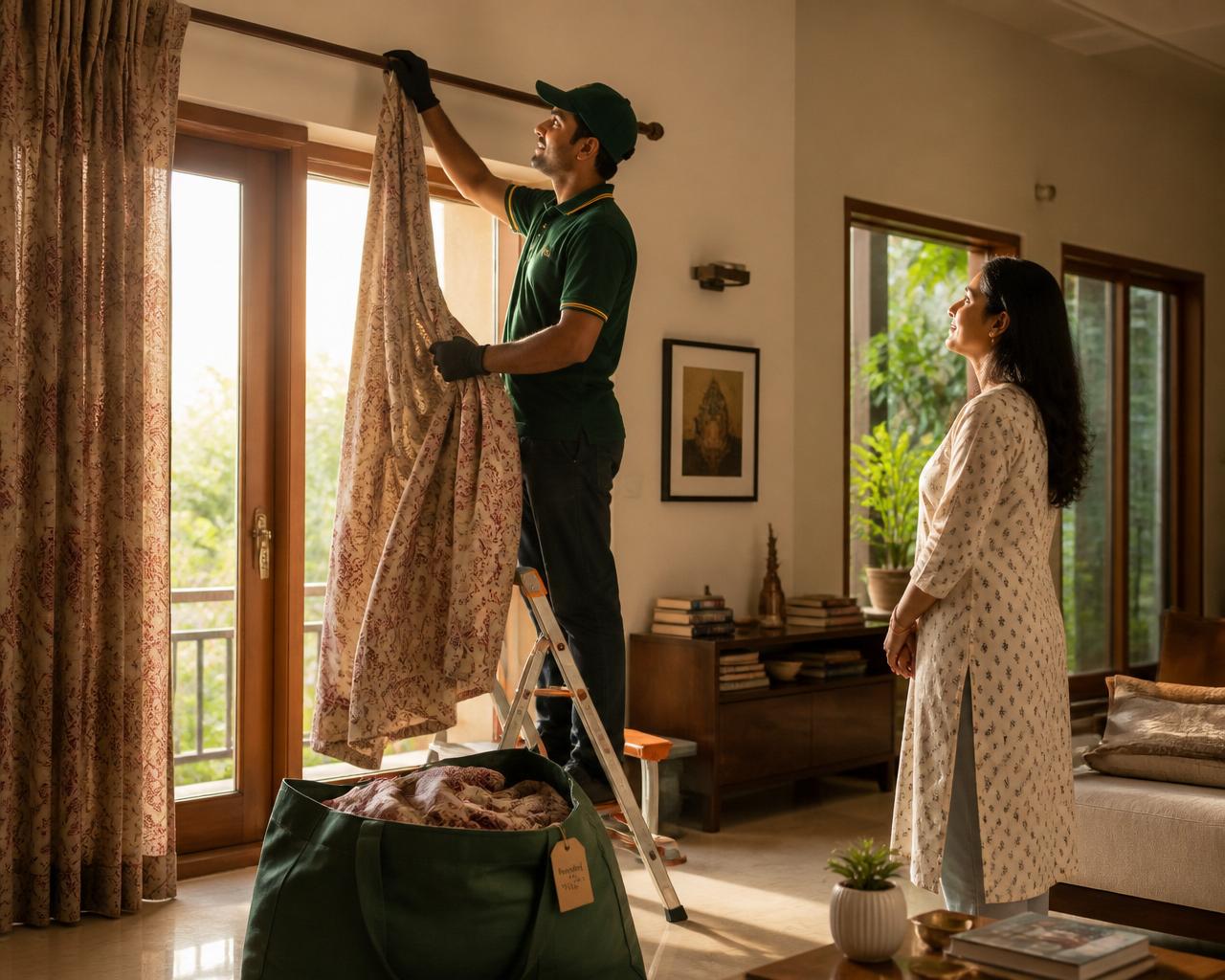 BumbleDry Curtains & Home — We lift, we clean