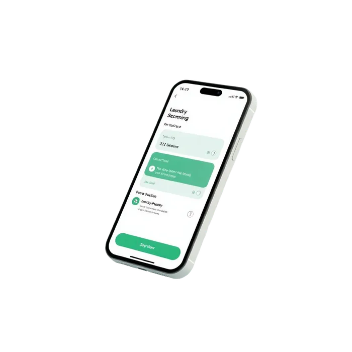 BumbleDry mobile app interface